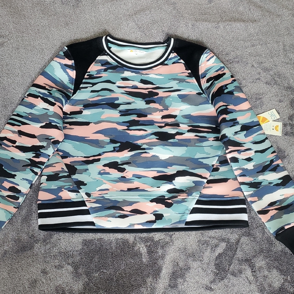 Colorful Camouflage Sweatshirt